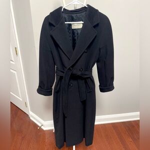 Max Mara 101801 Icon Black Coat